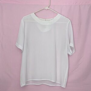 Chic White Women's Blouse